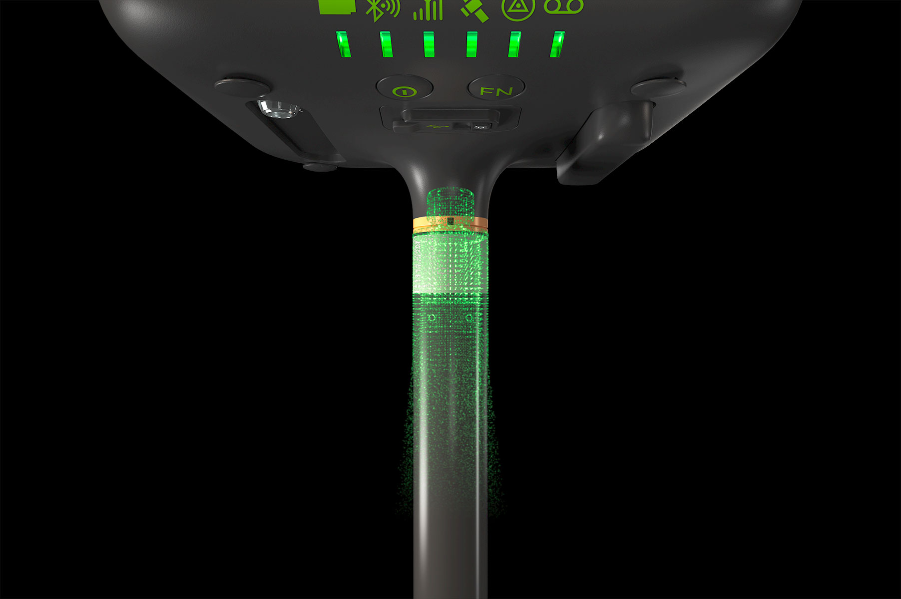 Physically separating the communications antenna from the GNSS antenna through our patented technique significantly improves signal strength and reliability.